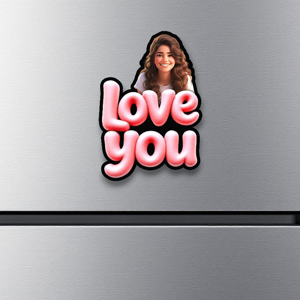 Love you - Fridge magnet