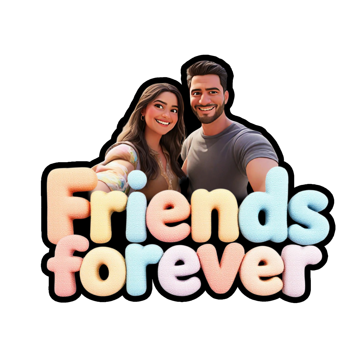 Friends Forever - Fridge magnet