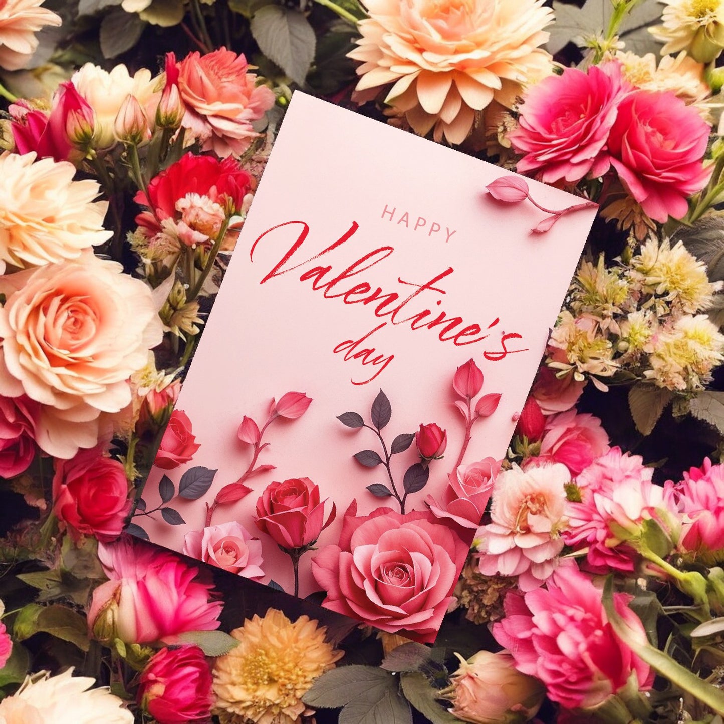 Happy Valentine - Greeting Card