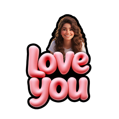 Love you - Fridge magnet