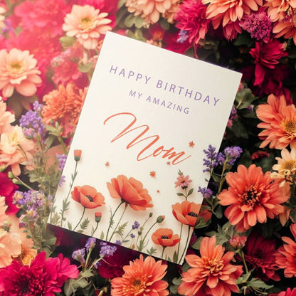 Happy Birthday Mom - Greeting Card